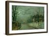Old English House, Moonlight after Rain, 1883-Grimshaw-Framed Giclee Print