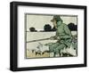 Old English Sports and Games: Angling, 1901-Cecil Aldin-Framed Giclee Print