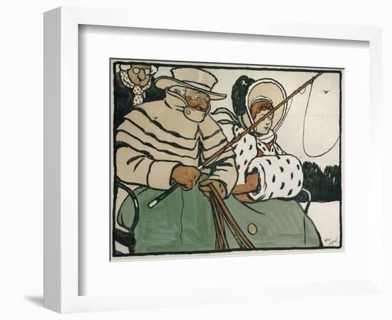 Old English Sports and Games: Coaching, 1901-Cecil Aldin-Framed Giclee Print