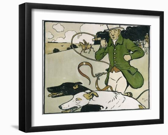 Old English Sports and Games: Coursing, 1901-Cecil Aldin-Framed Giclee Print