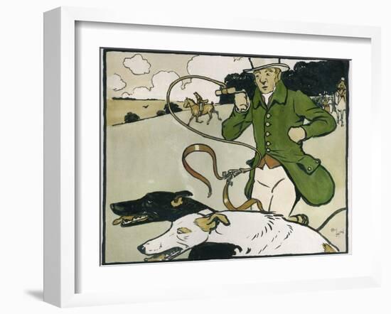 Old English Sports and Games: Coursing, 1901-Cecil Aldin-Framed Giclee Print