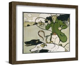 Old English Sports and Games: Coursing, 1901-Cecil Aldin-Framed Giclee Print