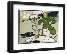 Old English Sports and Games: Coursing, 1901-Cecil Aldin-Framed Giclee Print