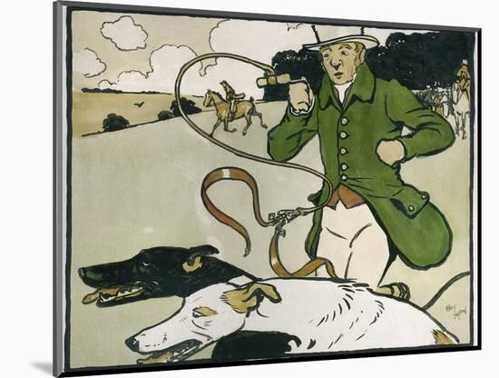 Old English Sports and Games: Coursing, 1901-Cecil Aldin-Mounted Giclee Print