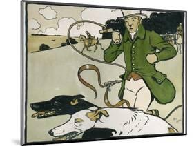 Old English Sports and Games: Coursing, 1901-Cecil Aldin-Mounted Giclee Print