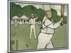 Old English Sports and Games: Cricket, 1901-Cecil Aldin-Mounted Giclee Print