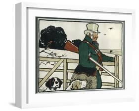 Old English Sports and Games: Shooting, 1901-Cecil Aldin-Framed Giclee Print