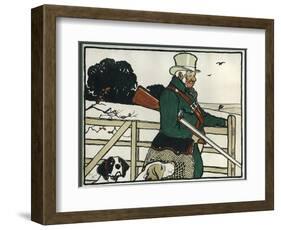 Old English Sports and Games: Shooting, 1901-Cecil Aldin-Framed Giclee Print