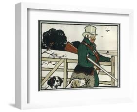 Old English Sports and Games: Shooting, 1901-Cecil Aldin-Framed Giclee Print