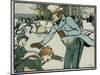 Old English Sports and Games: Skating, 1901-Cecil Aldin-Mounted Giclee Print