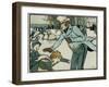 Old English Sports and Games: Skating, 1901-Cecil Aldin-Framed Giclee Print