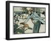 Old English Sports and Games: Skating, 1901-Cecil Aldin-Framed Giclee Print