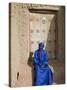 Old Entrance Door to the 14th Century Djingareiber Mosque the Great Mosque - at Timbuktu-Nigel Pavitt-Stretched Canvas