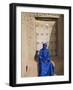 Old Entrance Door to the 14th Century Djingareiber Mosque the Great Mosque - at Timbuktu-Nigel Pavitt-Framed Photographic Print