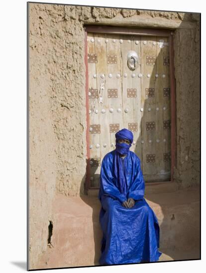 Old Entrance Door to the 14th Century Djingareiber Mosque the Great Mosque - at Timbuktu-Nigel Pavitt-Mounted Photographic Print