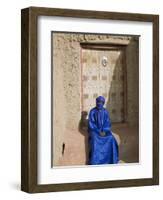 Old Entrance Door to the 14th Century Djingareiber Mosque the Great Mosque - at Timbuktu-Nigel Pavitt-Framed Photographic Print