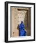 Old Entrance Door to the 14th Century Djingareiber Mosque the Great Mosque - at Timbuktu-Nigel Pavitt-Framed Photographic Print