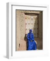 Old Entrance Door to the 14th Century Djingareiber Mosque the Great Mosque - at Timbuktu-Nigel Pavitt-Framed Photographic Print