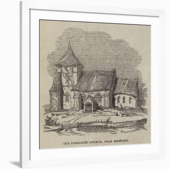 Old Fairlight Church, Near Hastings-null-Framed Giclee Print