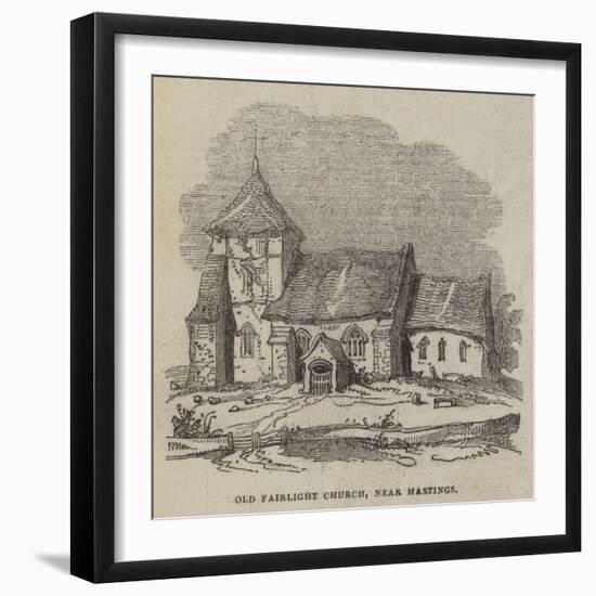 Old Fairlight Church, Near Hastings-null-Framed Giclee Print