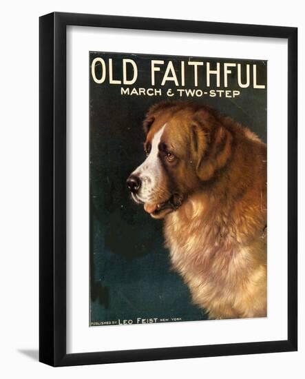 Old Faithful Dogs, USA, 1910-null-Framed Giclee Print