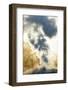 Old Faithful Geyser Backlit at Sunrise, Upper Geyser Basin, Yellowstone National Park, Wyoming-Adam Jones-Framed Photographic Print