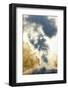 Old Faithful Geyser Backlit at Sunrise, Upper Geyser Basin, Yellowstone National Park, Wyoming-Adam Jones-Framed Photographic Print