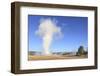 Old Faithful Geyser Blowing, Yellowstone National Park, Wyoming, USA-Mark Taylor-Framed Photographic Print