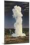 Old Faithful Geyser by Moonlight, Yellowstone National Park-null-Mounted Art Print