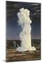Old Faithful Geyser by Moonlight, Yellowstone National Park-null-Mounted Art Print