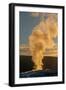 Old Faithful Geyser Eruption, Yellowstone National Park, Wyoming, Usa.-Roddy Scheer-Framed Photographic Print