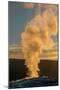 Old Faithful Geyser Eruption, Yellowstone National Park, Wyoming, Usa.-Roddy Scheer-Mounted Photographic Print