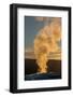 Old Faithful Geyser Eruption, Yellowstone National Park, Wyoming, Usa.-Roddy Scheer-Framed Photographic Print