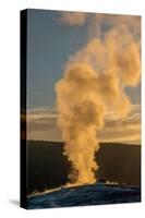 Old Faithful Geyser Eruption, Yellowstone National Park, Wyoming, Usa.-Roddy Scheer-Stretched Canvas