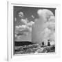 Old Faithful Geyser, Yellowstone National Park, USA, Early 19th Century-Underwood & Underwood-Framed Photographic Print