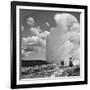 Old Faithful Geyser, Yellowstone National Park, USA, Early 19th Century-Underwood & Underwood-Framed Photographic Print