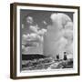 Old Faithful Geyser, Yellowstone National Park, USA, Early 19th Century-Underwood & Underwood-Framed Photographic Print