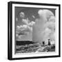 Old Faithful Geyser, Yellowstone National Park, USA, Early 19th Century-Underwood & Underwood-Framed Photographic Print