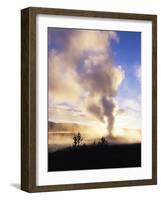 Old Faithful Geyser, Yellowstone National Park, Wyoming, USA-Adam Jones-Framed Photographic Print