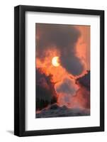 Old Faithful Geyser Yellowstone National Park, Wyoming-Michael DeFreitas-Framed Photographic Print