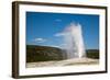 Old Faithful Geyser Yellowstone-null-Framed Art Print