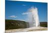 Old Faithful Geyser Yellowstone-null-Mounted Art Print