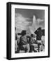 Old Faithful in Yellowstone National Park-null-Framed Photographic Print