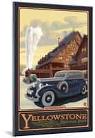 Old Faithful Inn, Yellowstone National Park, Wyoming-null-Mounted Poster