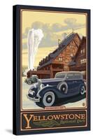 Old Faithful Inn, Yellowstone National Park, Wyoming-Lantern Press-Stretched Canvas