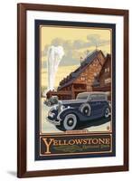 Old Faithful Inn, Yellowstone National Park, Wyoming-Lantern Press-Framed Art Print