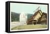 Old Faithful Inn, Yellowstone Park, Montana-null-Framed Stretched Canvas