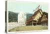 Old Faithful Inn, Yellowstone Park, Montana-null-Stretched Canvas