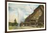 Old Faithful Inn, Yellowstone Park, Montana-null-Framed Art Print