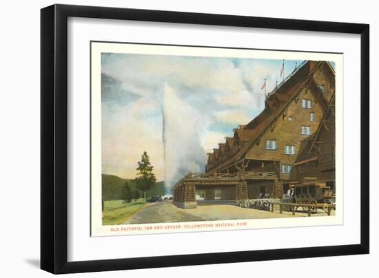 Old Faithful Inn, Yellowstone Park, Montana-null-Framed Art Print